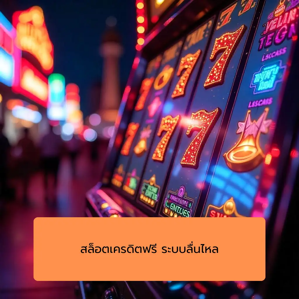 สล็อตเครดิตฟรี ระบบลื่นไหล